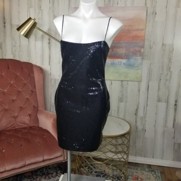 NWT Likely Reese Dress Navy Blue Midi Spaghetti - Picture 7 of 9